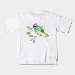 Rainbow bird Kids T-Shirt